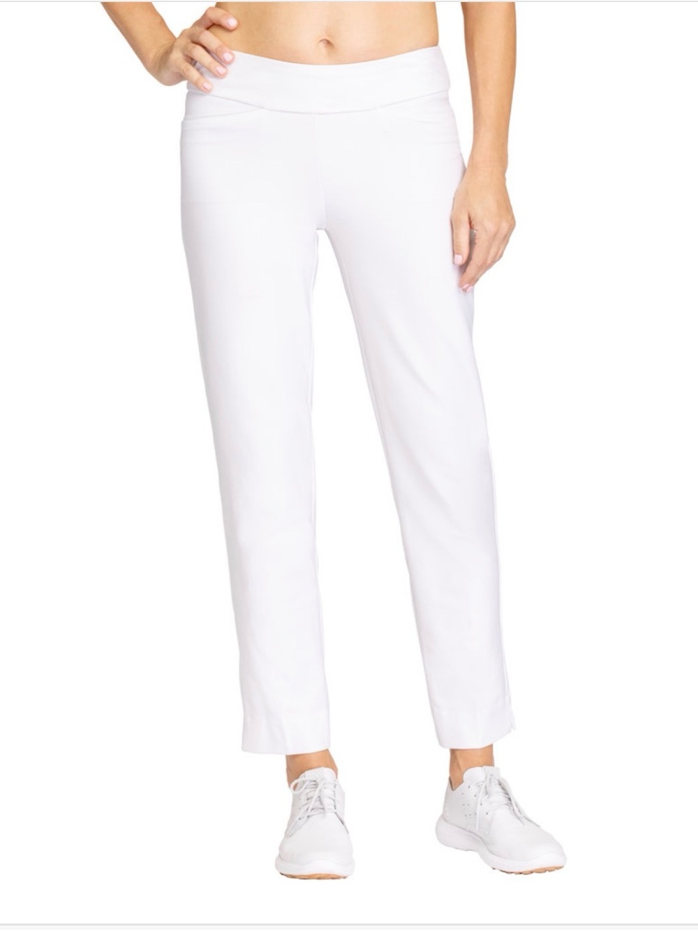 Tail Women’s Mulligan Ankle Golf Pants In Chalk/white Size 2